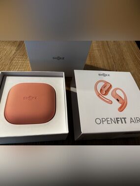 Shokz OpenFit Air Coral with Charging Case - Like New